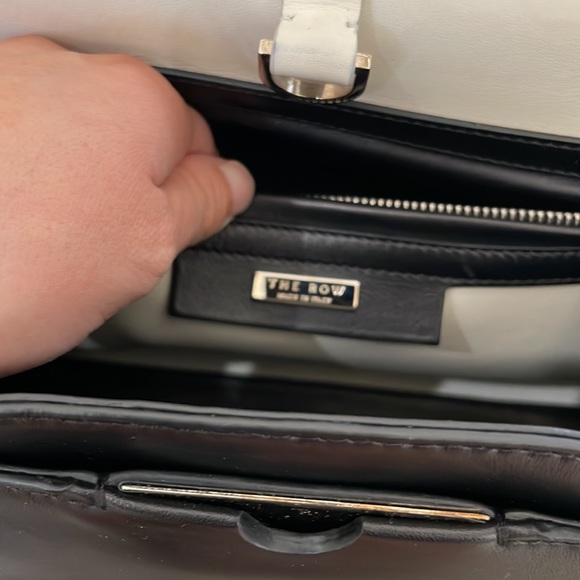 The Row Bicolor Runway Bag Black and White Top Handle - Picture 16 of 16